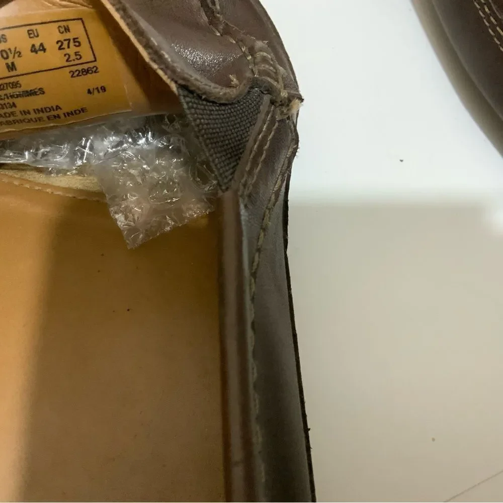 Clark’s leather driving slip Ons shoes - Mens 910.5 M/44
